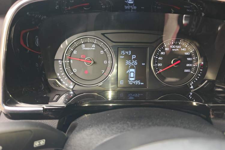 Used Zotye T600 Coupe 2017 1.5T Automatic Luxury Model Instrument Cluster