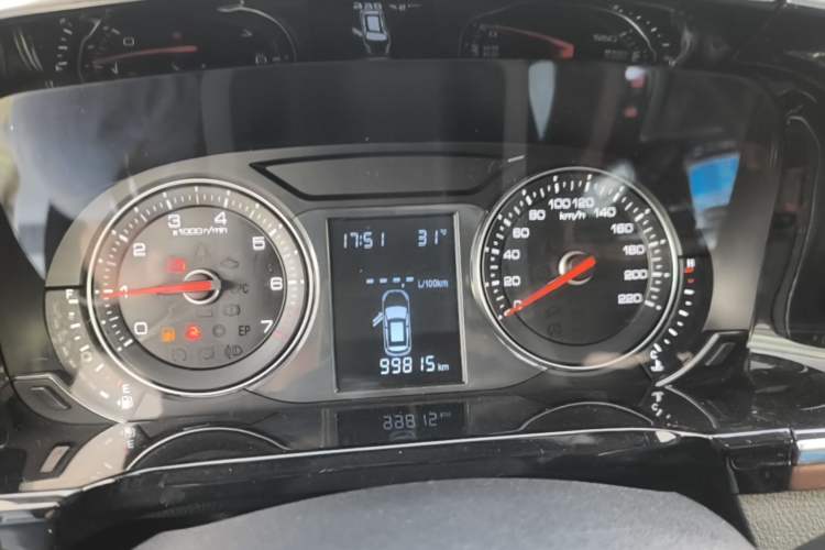 Used Zotye T600 Coupe 2017 1.5T Manual Luxury Model Instrument Cluster