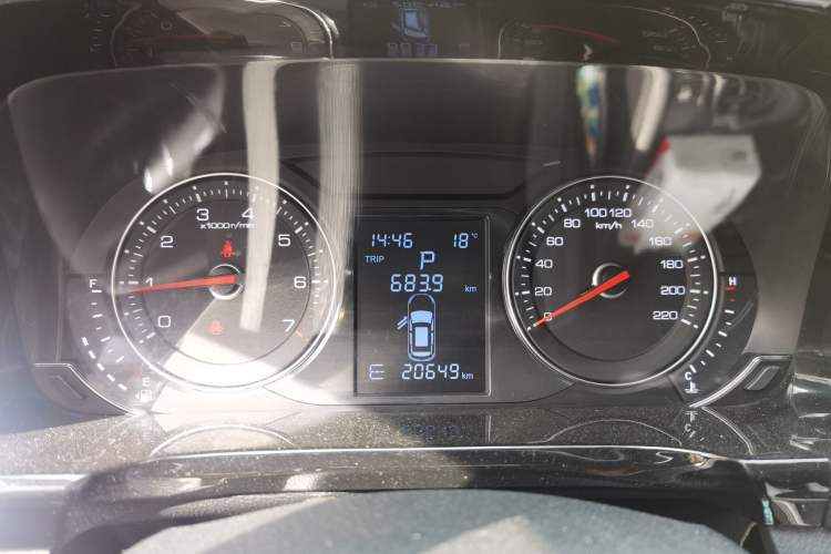 Used Zotye T600 Coupe 2017 1.5T Automatic Luxury Model Instrument Cluster