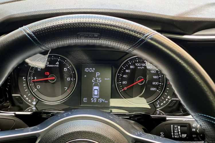 Used Zotye T600 Coupe 2017 1.5T Automatic Luxury Model Odometer Close Up