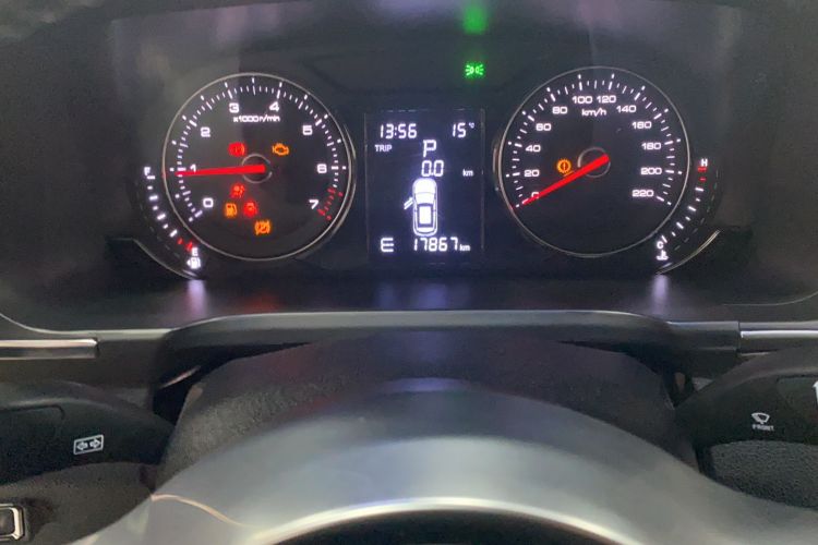 Used Zotye T600 Coupe 2017 1.5T Automatic Luxury Model Odometer Close Up