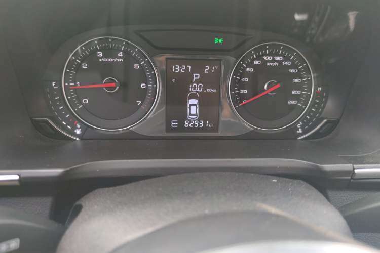 Used Zotye T600 Coupe 2017 1.5T Automatic Luxury Model Odometer Close Up