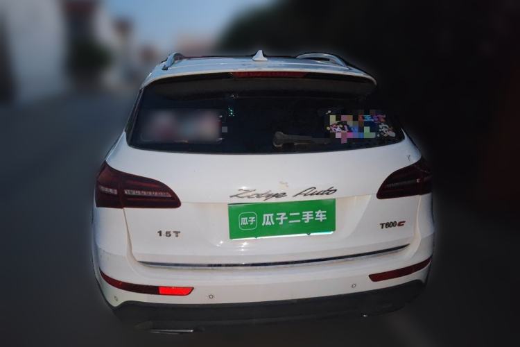 Used Zotye T600 Coupe 2017 1.5T Automatic Luxury Model Rear