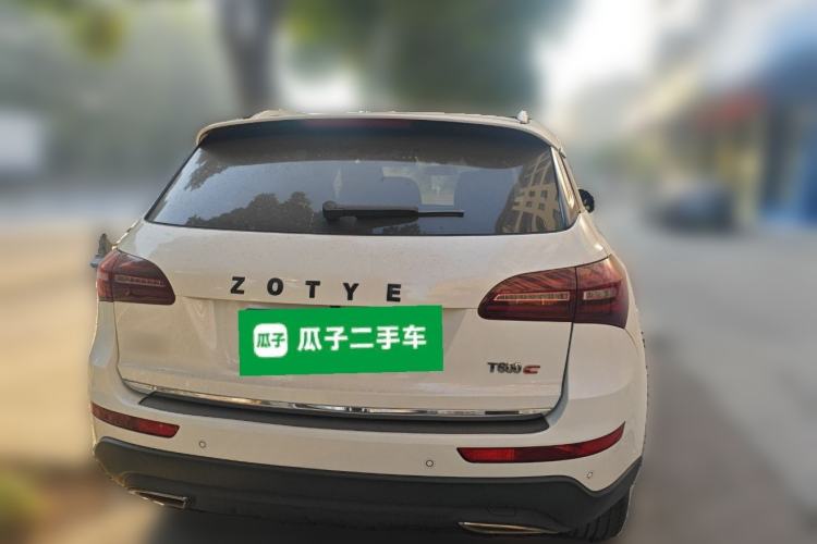 Used Zotye T600 Coupe 2017 1.5T Manual Luxury Model Rear