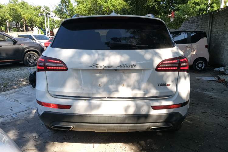 Used Zotye T600 Coupe 2017 1.5T Automatic Luxury Model Rear