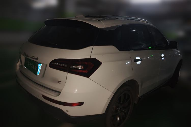 Used Zotye T600 Coupe 2017 1.5T Automatic Luxury Model Rear Right 45 Deg