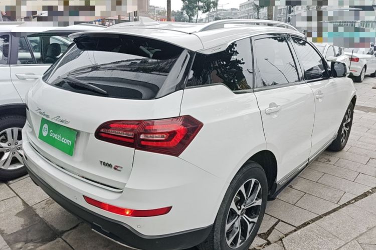 Used Zotye T600 Coupe 2017 1.5T Automatic Luxury Model Rear Right 45 Deg
