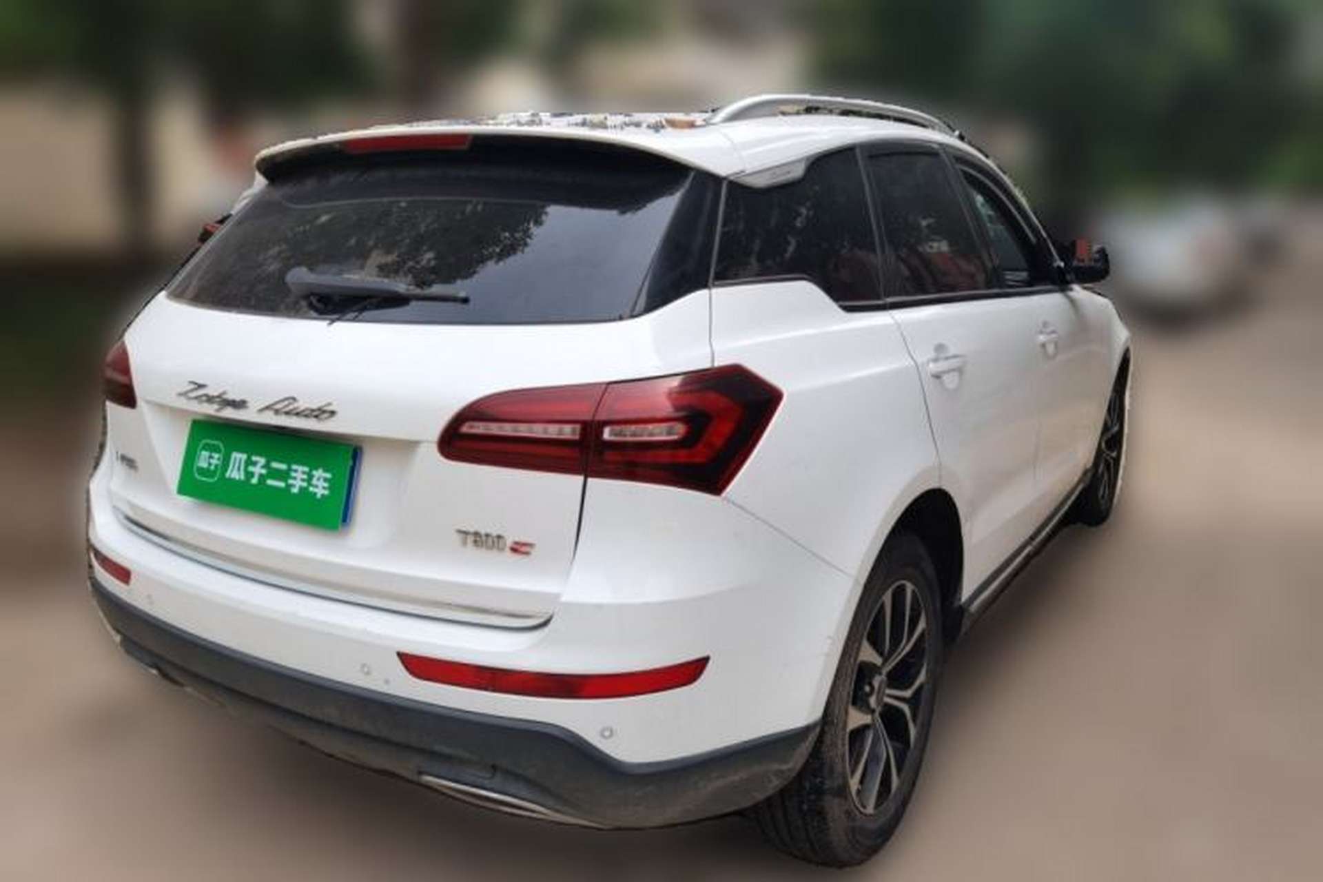 Used Zotye T600 Coupe 2017 1.5T Automatic Luxury Model Rear Right 45 Deg
