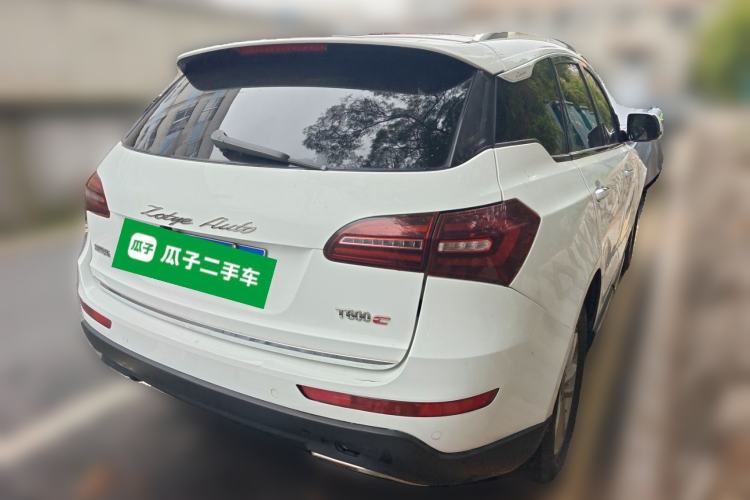 Used Zotye T600 Coupe 2017 1.5T Automatic Luxury Model Rear Right 45 Deg