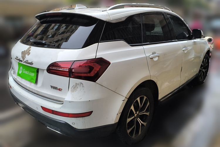 Used Zotye T600 Coupe 2017 1.5T Manual Luxury Model Rear Right 45 Deg