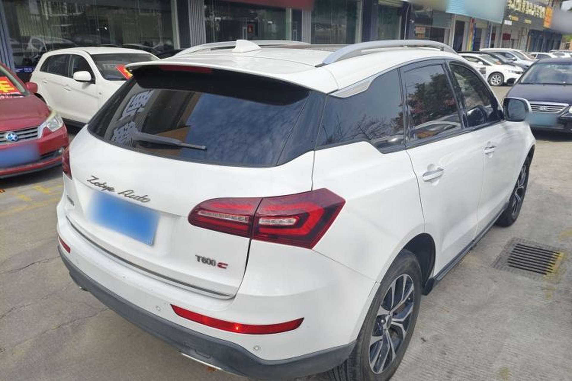Used Zotye T600 Coupe 2017 1.5T Automatic Luxury Model Rear Right 45 Deg