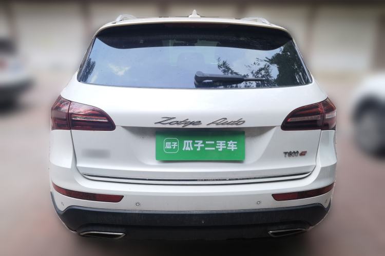 Used Zotye T600 Coupe 2017 1.5T Automatic Luxury Model Rear