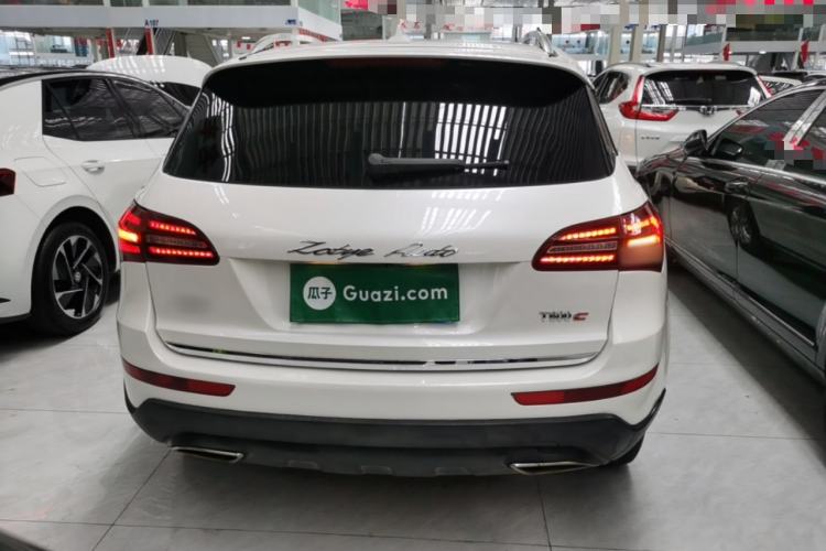 Used Zotye T600 Coupe 2017 1.5T Automatic Luxury Model Rear