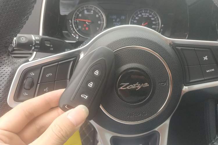 Used Zotye T600 Coupe 2017 1.5T Automatic Luxury Model Vehicle Key