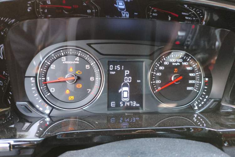 Used Zotye T600 Coupe 2017 1.5T Automatic Luxury Model Instrument Cluster