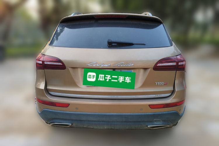 Used Zotye T600 Coupe 2017 1.5T Automatic Luxury Model Rear
