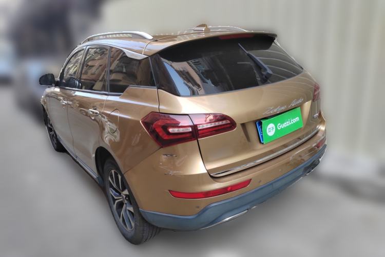 Used Zotye T600 Coupe 2017 1.5T Automatic Luxury Model Rear Left 45 Deg