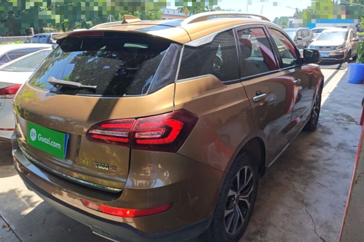 Used Zotye T600 Coupe 2017 1.5T Automatic Luxury Model Rear Right 45 Deg