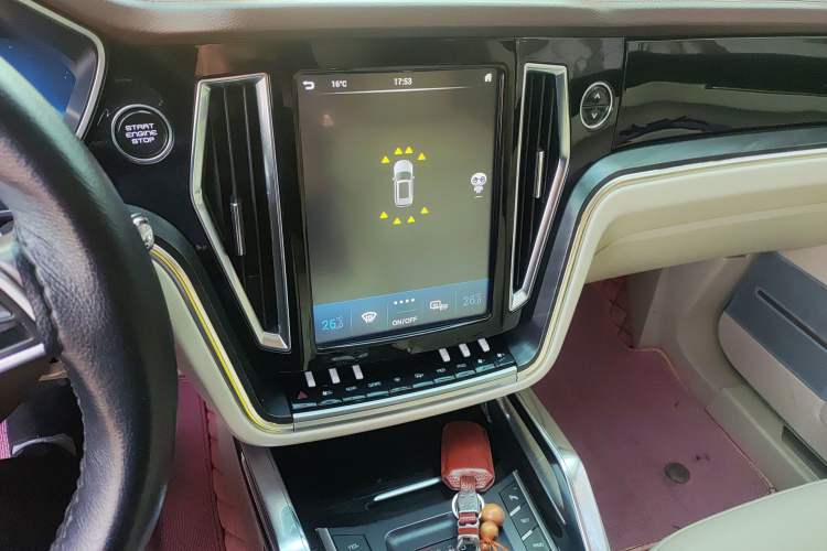 Used Zotye T700 2017 1.8T Dual-Clutch Prestige Model Audio And AC Panel