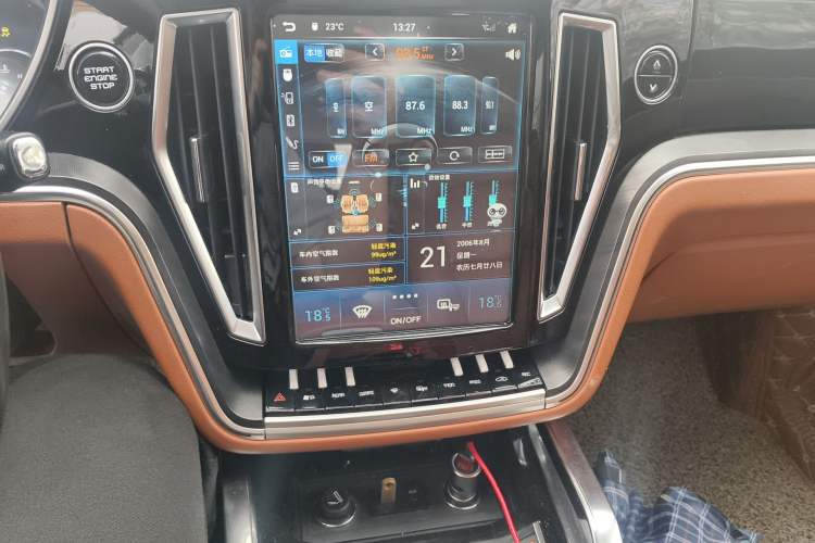 Used Zotye T700 2017 1.8T Dual-Clutch Flagship Model Audio And AC Panel