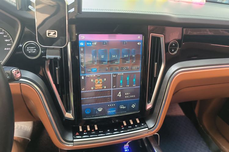 Used Zotye T700 2017 1.8T Dual-Clutch Luxury Model Audio And AC Panel