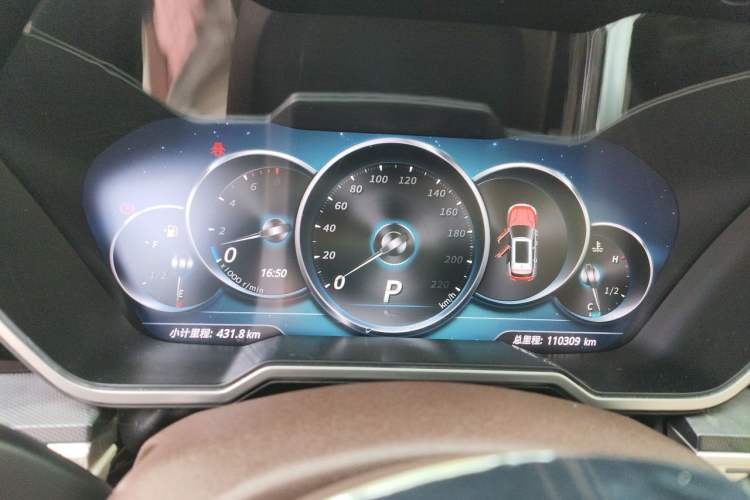 Used Zotye T700 2017 1.8T Dual-Clutch Prestige Model Instrument Cluster
