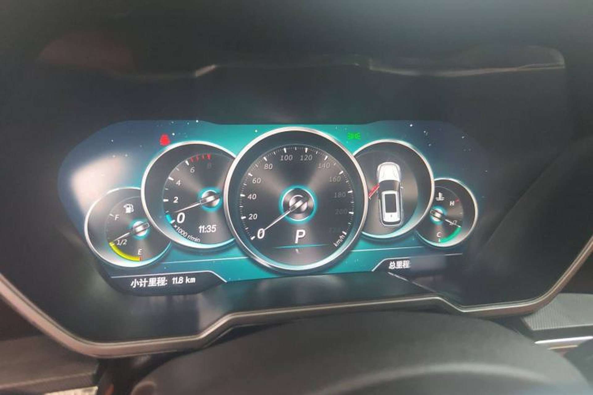 Used Zotye T700 2017 1.8T Dual-Clutch Prestige Model Instrument Cluster