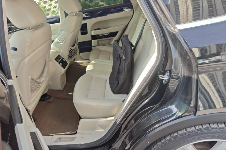 Used Zotye T700 2017 1.8T Dual-Clutch Luxury Model Left Rear Seat