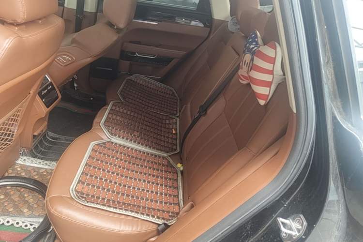 Used Zotye T700 2017 1.8T Dual-Clutch Luxury Model Left Rear Seat