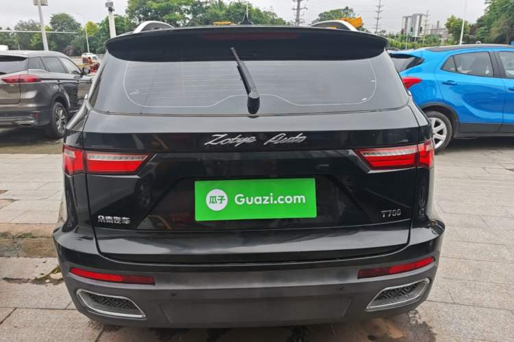 Used Zotye T700 2017 1.8T Dual-Clutch Prestige Model Rear
