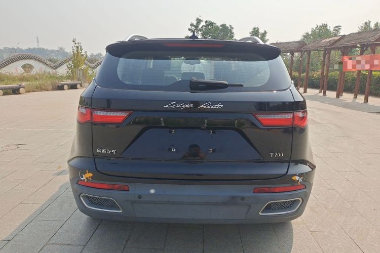 Used Zotye T700 2017 1.8T Dual-Clutch Prestige Model Rear