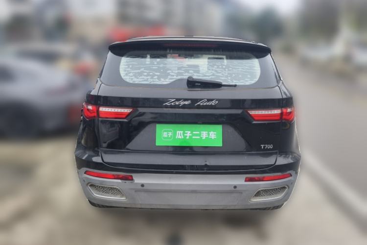 Used Zotye T700 2017 1.8T Dual-Clutch Flagship Model Rear