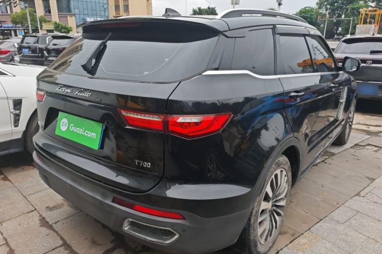 Used Zotye T700 2017 1.8T Dual-Clutch Prestige Model Rear Right 45 Deg