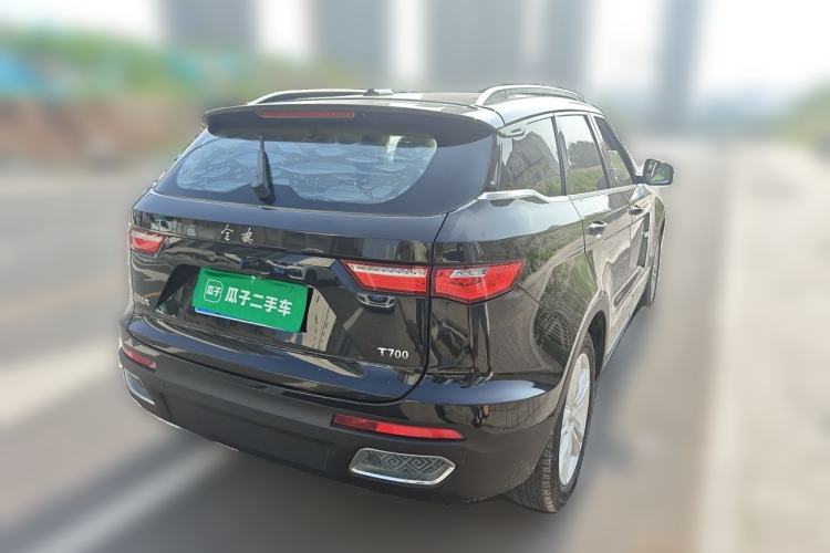 Used Zotye T700 2017 1.8T Dual-Clutch Luxury Model Rear Right 45 Deg