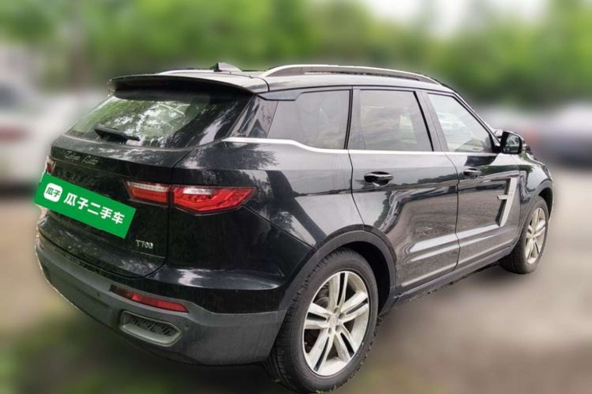 Used Zotye T700 2017 1.8T Dual-Clutch Luxury Model Rear Right 45 Deg
