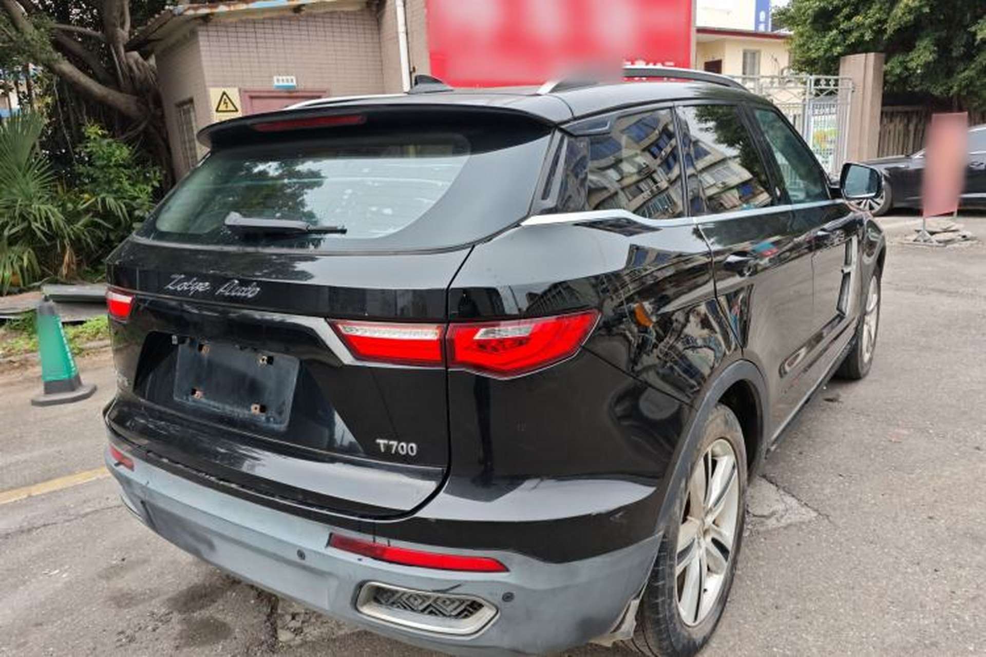 Used Zotye T700 2017 1.8T Dual-Clutch Prestige Model Rear Right 45 Deg