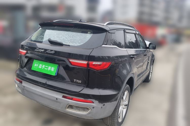 Used Zotye T700 2017 1.8T Dual-Clutch Flagship Model Rear Right 45 Deg