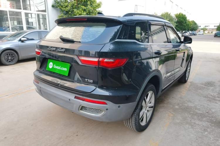Used Zotye T700 2017 1.8T Dual-Clutch Flagship Model Rear Right 45 Deg