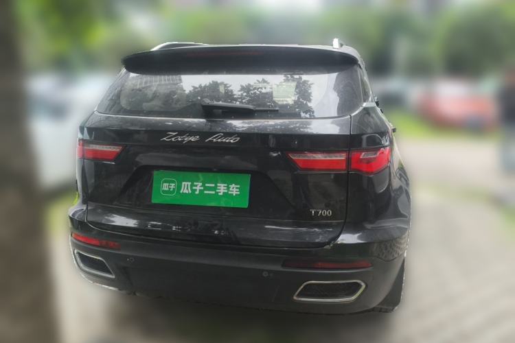 Used Zotye T700 2017 1.8T Dual-Clutch Prestige Model Rear