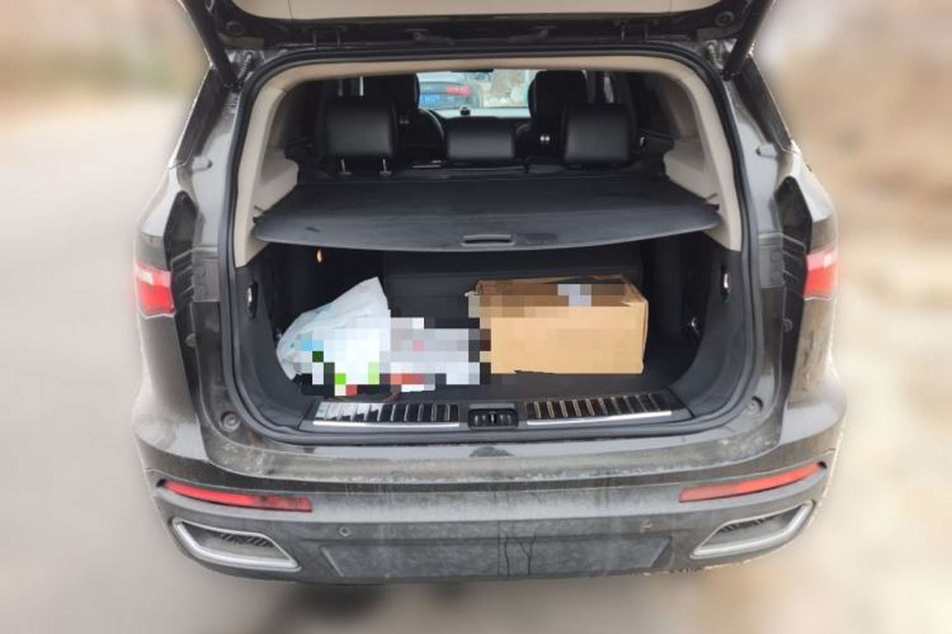 Used Zotye T700 2017 2.0T Automatic Prestige Edition Trunk