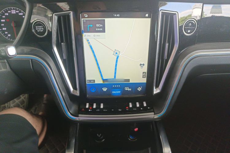 Used Zotye T700 2017 1.8T Dual-Clutch Luxury Model Audio And AC Panel