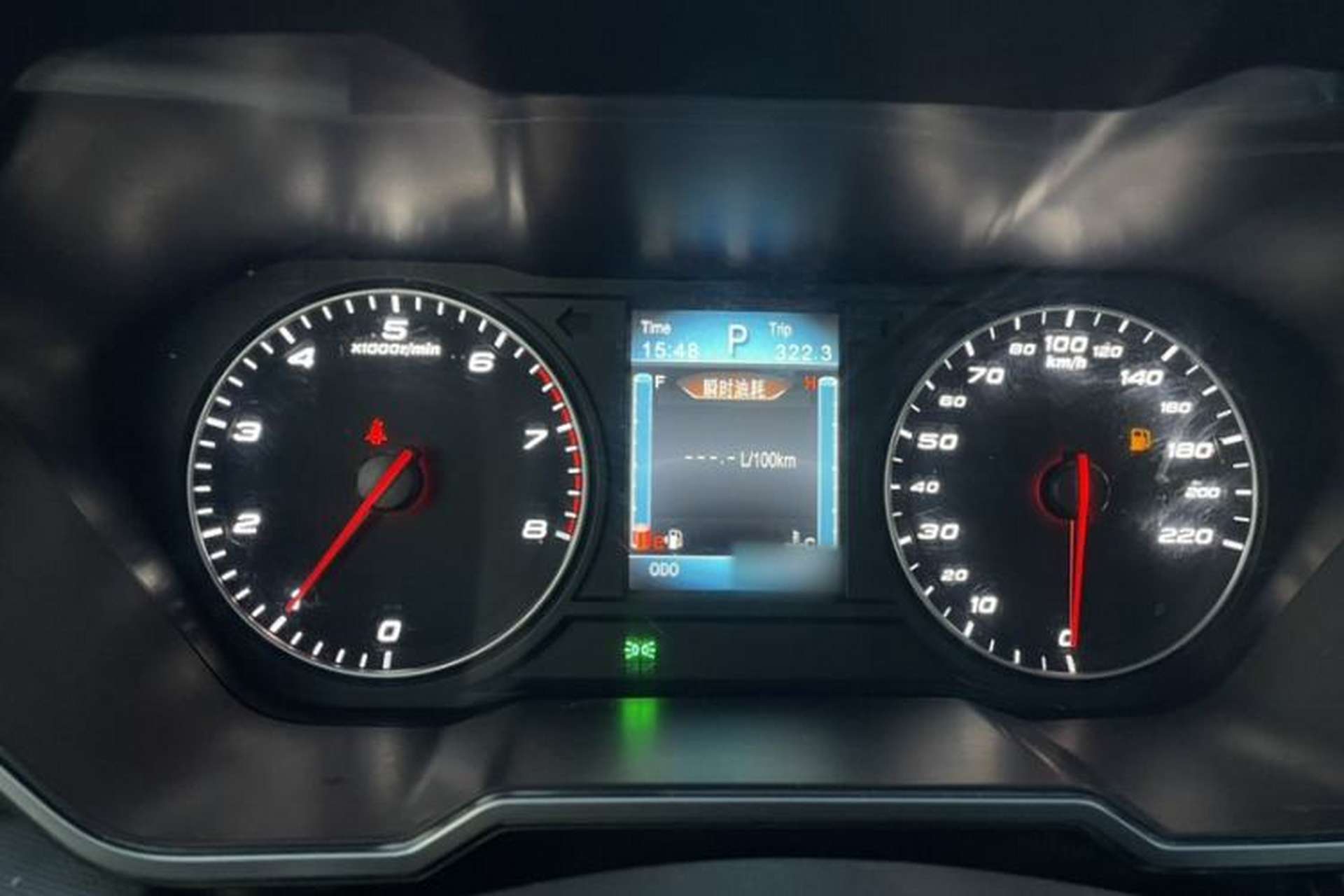 Used Zotye T700 2017 1.8T Dual-Clutch Luxury Model Instrument Cluster