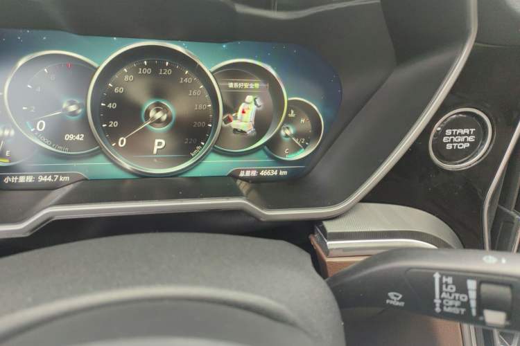 Used Zotye T700 2017 1.8T Dual-Clutch Prestige New Year Edition Odometer Close Up