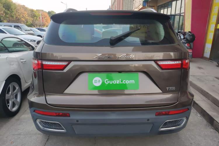 Used Zotye T700 2017 1.8T Dual-Clutch Prestige Model Rear