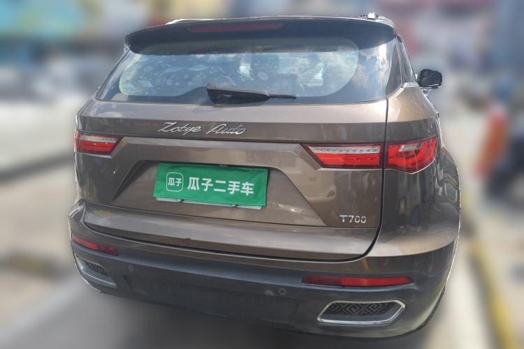 Used Zotye T700 2017 1.8T Dual-Clutch Prestige Model Rear