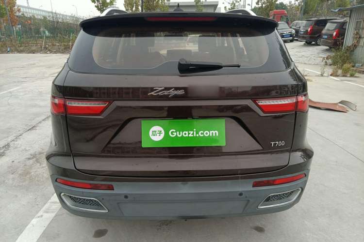 Used Zotye T700 2017 1.8T Dual-Clutch Luxury Model Rear