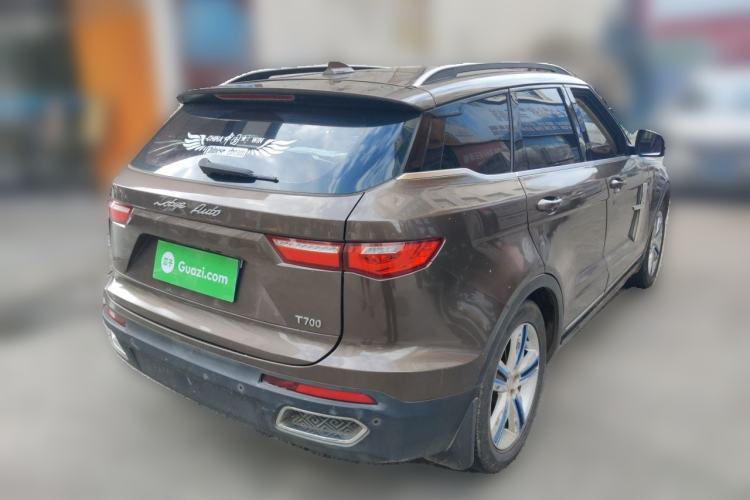 Used Zotye T700 2017 1.8T Dual-Clutch Prestige Model Rear Right 45 Deg