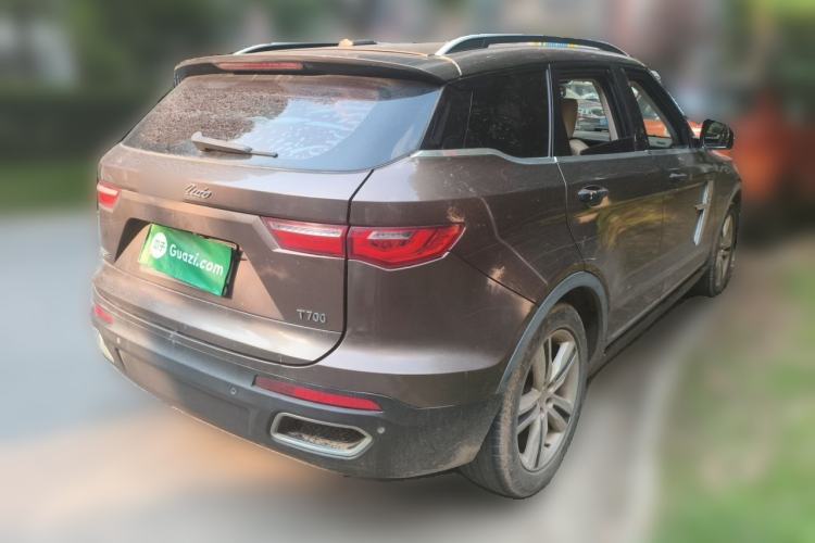 Used Zotye T700 2017 1.8T Dual-Clutch Prestige Model Rear Right 45 Deg