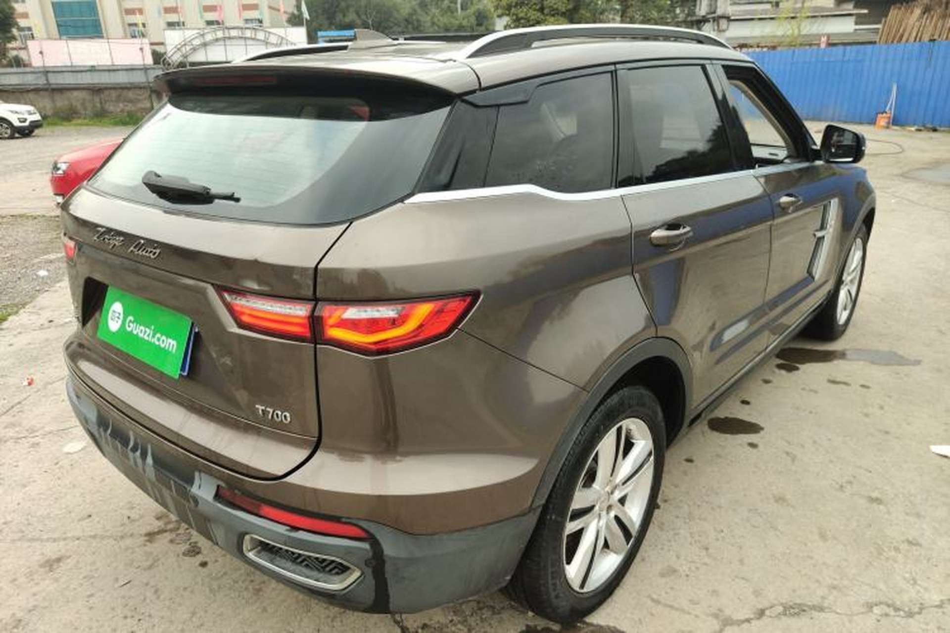 Used Zotye T700 2017 1.8T Dual-Clutch Luxury Model Rear Right 45 Deg
