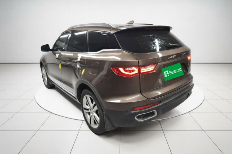 Used Zotye T700 2017 1.8T Dual-Clutch Luxury Model Rear Left 45 Deg